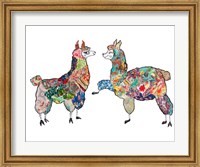 Happy Llamas Fine Art Print