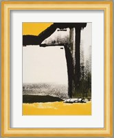 Yellow Abstract Vertical I Fine Art Print