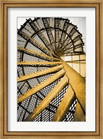 Golden Staircase Spiral Fine Art Print