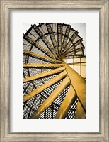 Golden Staircase Spiral Fine Art Print
