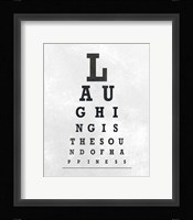 Eye Chart Typography II Fine Art Print