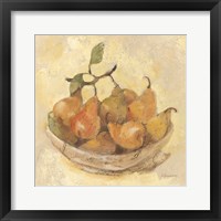 Sunlit Pears Smooth Framed Print