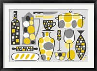 Modern Kitchen V Yellow Fine Art Print