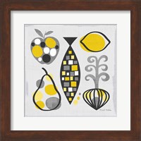 Modern Kitchen Square III Yellow Fine Art Print