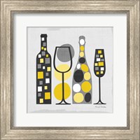 Modern Kitchen Square I Yellow Fine Art Print