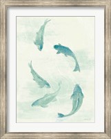 Celadon Koi I Fine Art Print