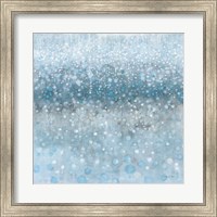 Abstract Rain Slate Blue Fine Art Print