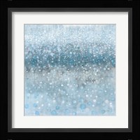 Abstract Rain Slate Blue Fine Art Print
