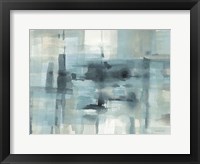 Liquid Structure Tranquil Aqua Crop Fine Art Print