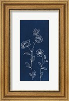 Blue Butterfly Garden I Fine Art Print