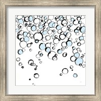 Blue Bubbles III Fine Art Print