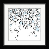 Blue Bubbles III Fine Art Print