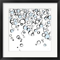 Blue Bubbles III Fine Art Print