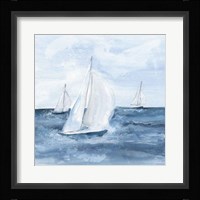 Sailboats V Framed Print