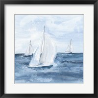 Sailboats V Framed Print