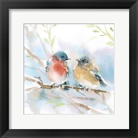 Bluebird Pair in Spring Fine Art Print