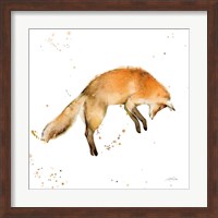 Jumping Fox Fine Art Print
