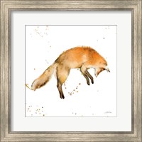Jumping Fox Fine Art Print