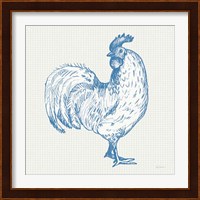 Cottage Rooster III Fine Art Print