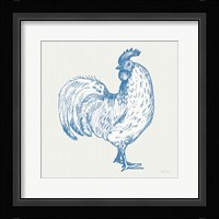 Cottage Rooster III Framed Print