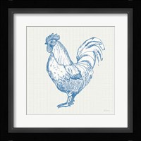 Cottage Rooster II Framed Print