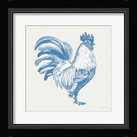 Cottage Rooster I Framed Print