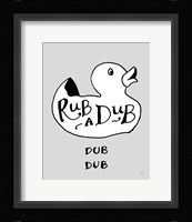 Rubadub Framed Print