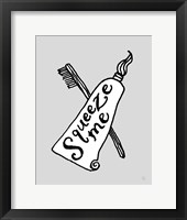 Squeeze Me Framed Print