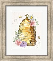 Honeybee Blossoms VI Fine Art Print