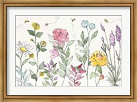 Honeybee Blossoms I Fine Art Print