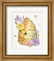 Honeybee Blossoms VII Fine Art Print