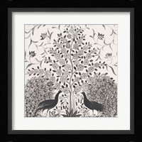 Peacock Garden VIII BW Fine Art Print