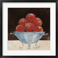 Apples on Brown Fine Art Print