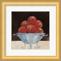 Apples on Brown Fine Art Print