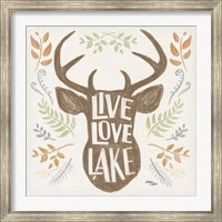 Lake Life III Green Fine Art Print
