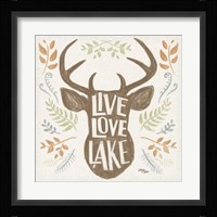 Lake Life III Green Fine Art Print