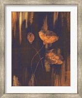 Abstract Copper Floral Fine Art Print