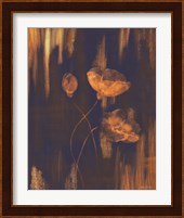 Abstract Copper Floral Fine Art Print