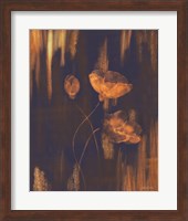 Abstract Copper Floral Fine Art Print