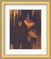 Abstract Copper Floral Fine Art Print