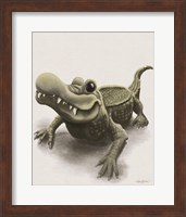 Gabe the Gator Fine Art Print