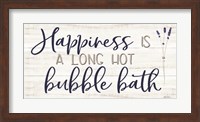 Happiness is a Long Hot Bubble Bath Fine Art Print