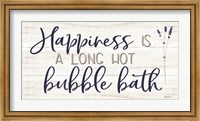 Happiness is a Long Hot Bubble Bath Fine Art Print