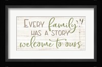 Every Family Has a Story Fine Art Print