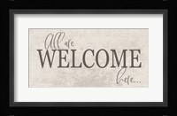 All are Welcome Here Fine Art Print