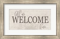 All are Welcome Here Fine Art Print