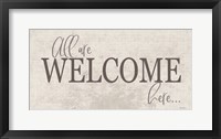 All are Welcome Here Fine Art Print