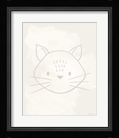 Soft Cat Framed Print