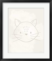 Soft Cat Framed Print