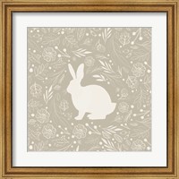 Floral Rabbit Fine Art Print